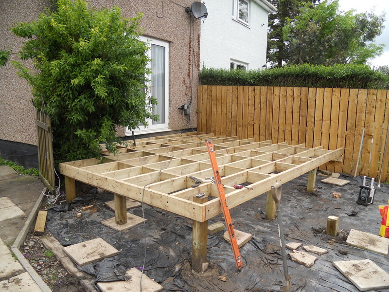 Decking step 1